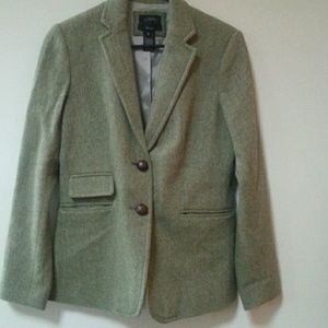 J. Crew herringbone blazer